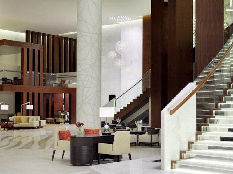 Marriott Executive Apartments Al Jaddaf, Dubai Esterno foto The lobby of the hotel